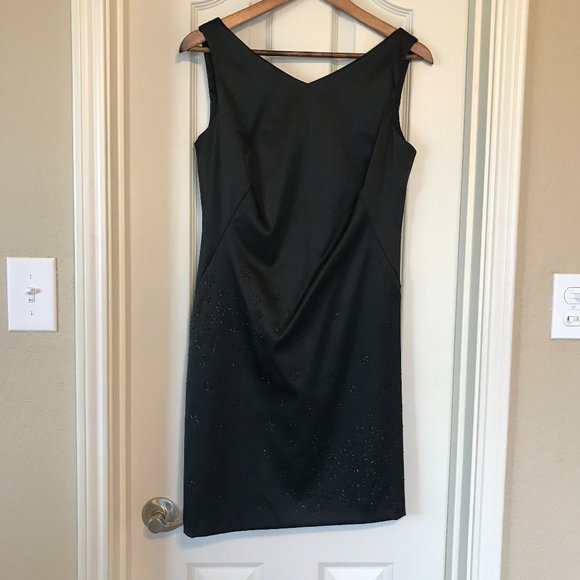 Cocktail Dress with Sparkly Appliqué - Picture 1 of 12
